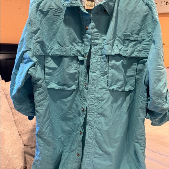 L.L. Bean Men's Blue shirt - Picture 2 of 7